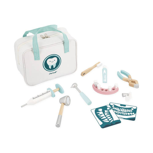Juratoys - Pretend Play Occupational Toy | Dentist Set | 9 Accessories