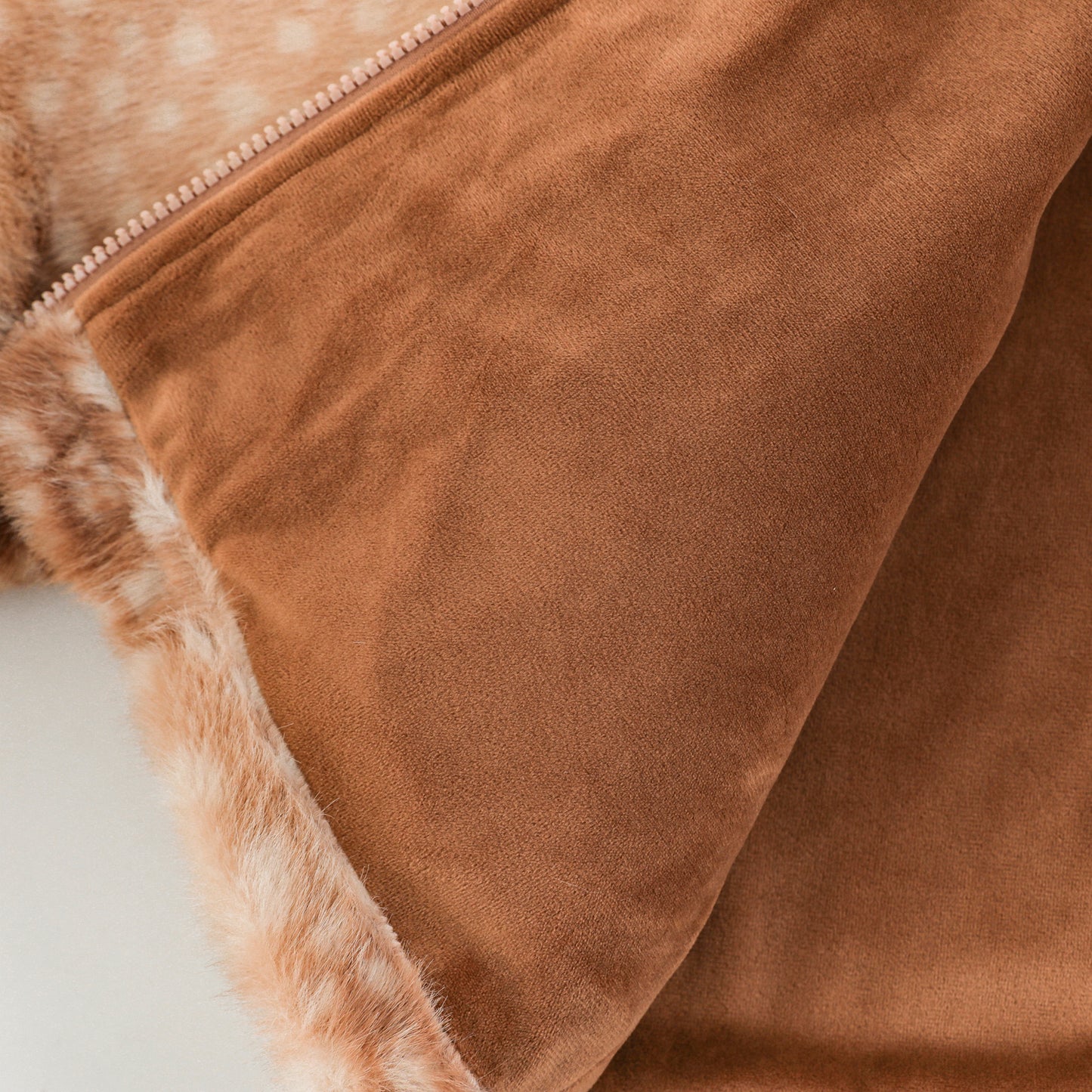 Fawn Faux-Fur Hooded Coat