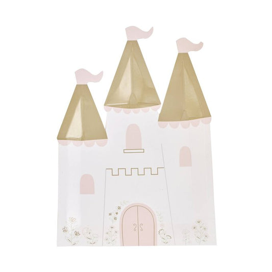 Princess Castle Disposable Plates, Pack of 8