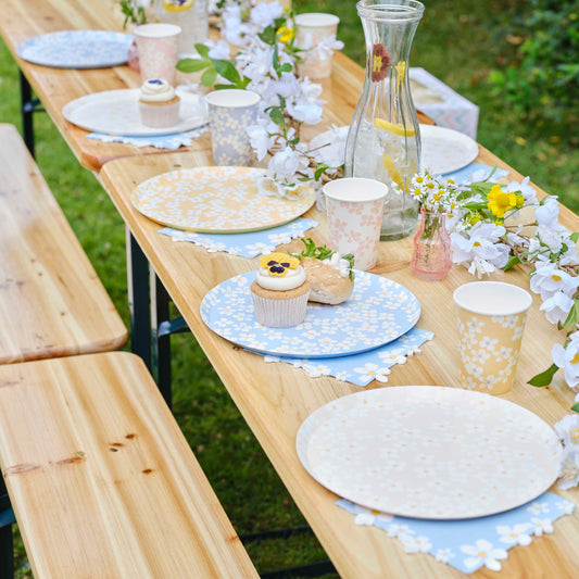 Ginger Ray Floral Paper Plates