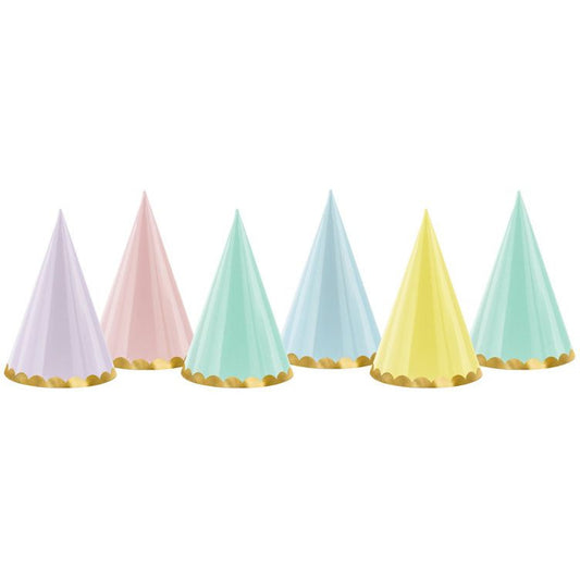 Pastel Mix Party Hats - Muddy Boots Home UK