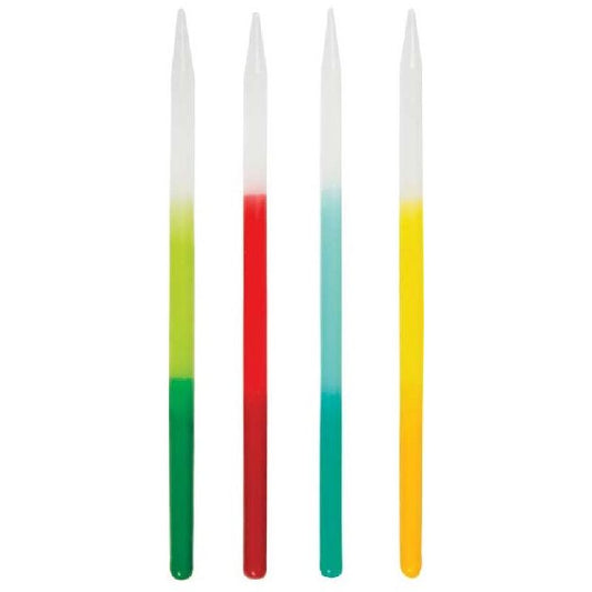 Bright Ombré Candles - Muddy Boots Home UK