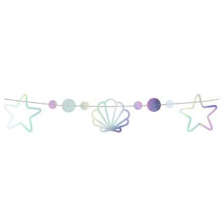 Iridescent Mermaid Garland - Muddy Boots Home UK