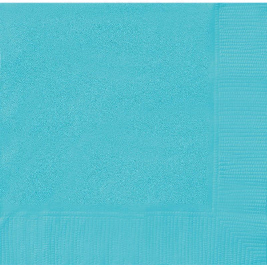 Teal Napkins Pack 20 - 25cm - Muddy Boots Home UK