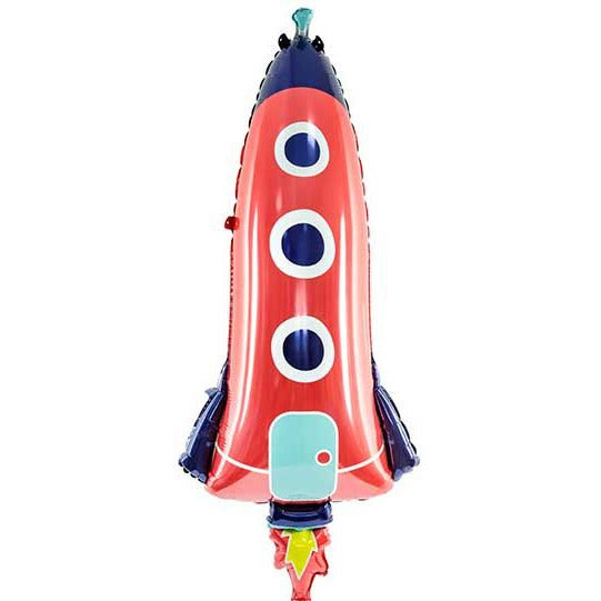 Rocket Shaped Foil Balloon - Muddy Boots Home UK