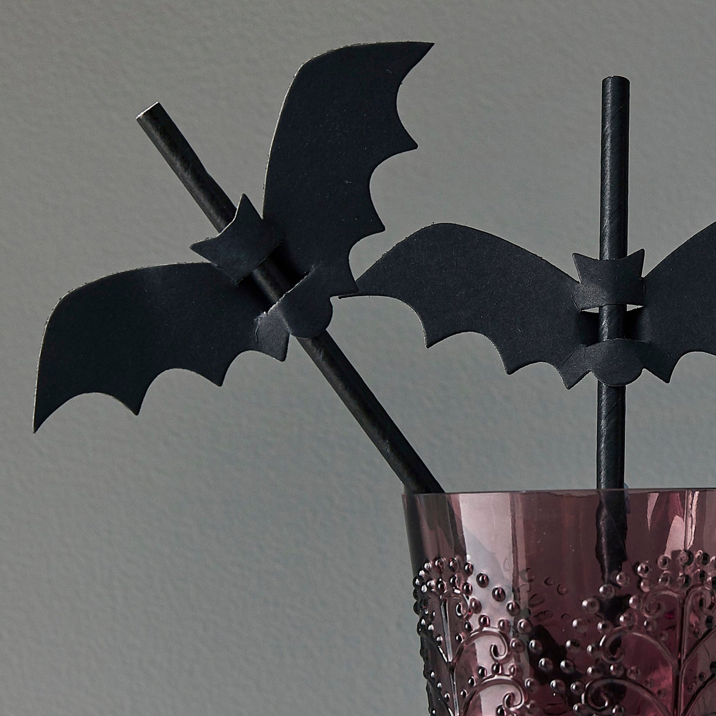 Halloween Bat Flag Paper Straws - Muddy Boots Home UK