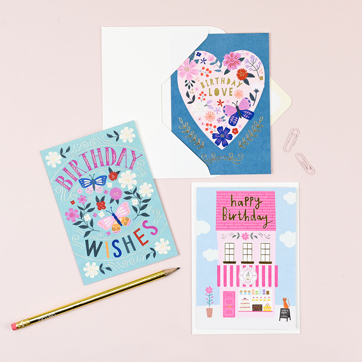 Birthday Love Heart Card | Birthday Card | Female Birthday | default - Muddy Boots Home UK