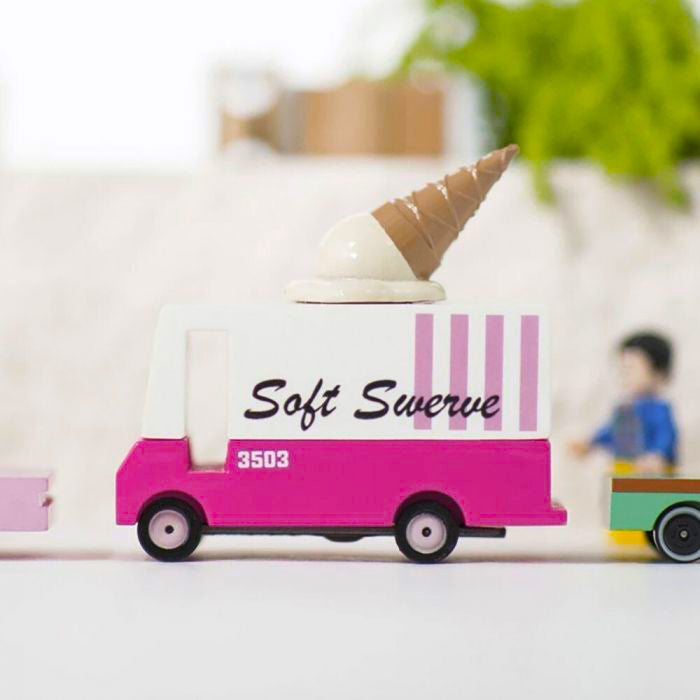 Candylab - Ice Cream Candyvan Wooden Toy Car