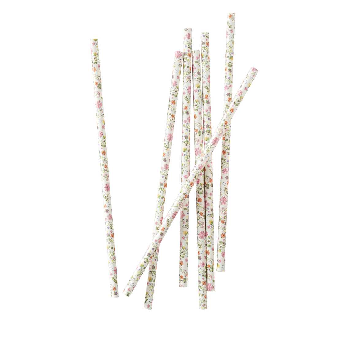 Floral Paper Straws - Ditsy Floral - Muddy Boots Home UK