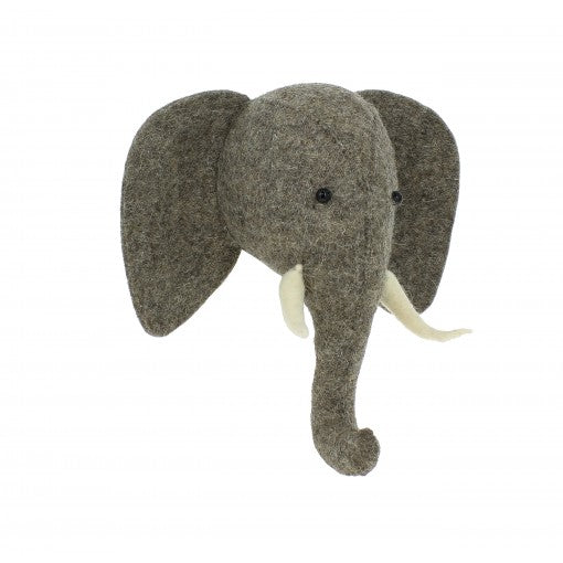 Elephant Head with Trunk Up (semi)5