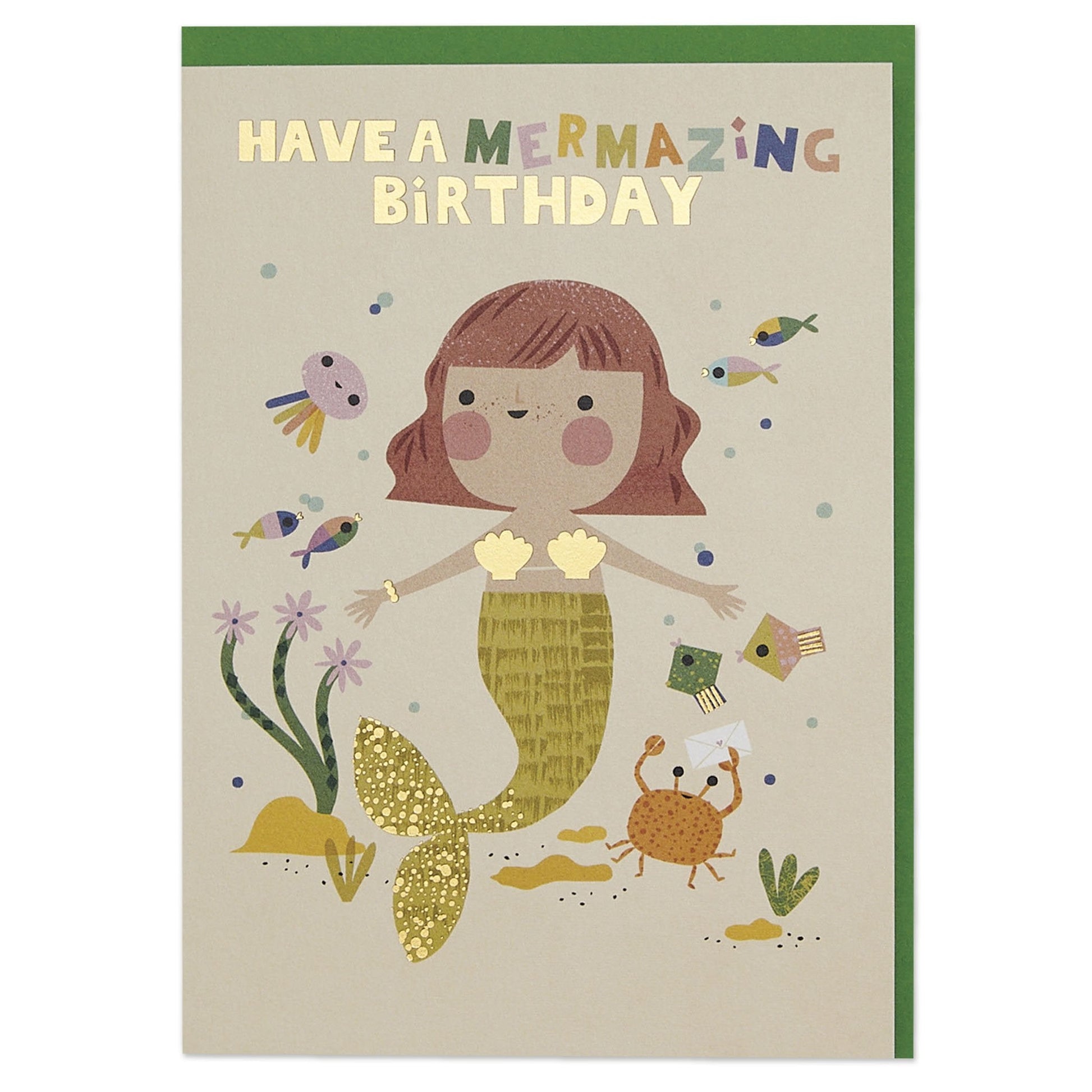 Mermaid card - Muddy Boots Home UK