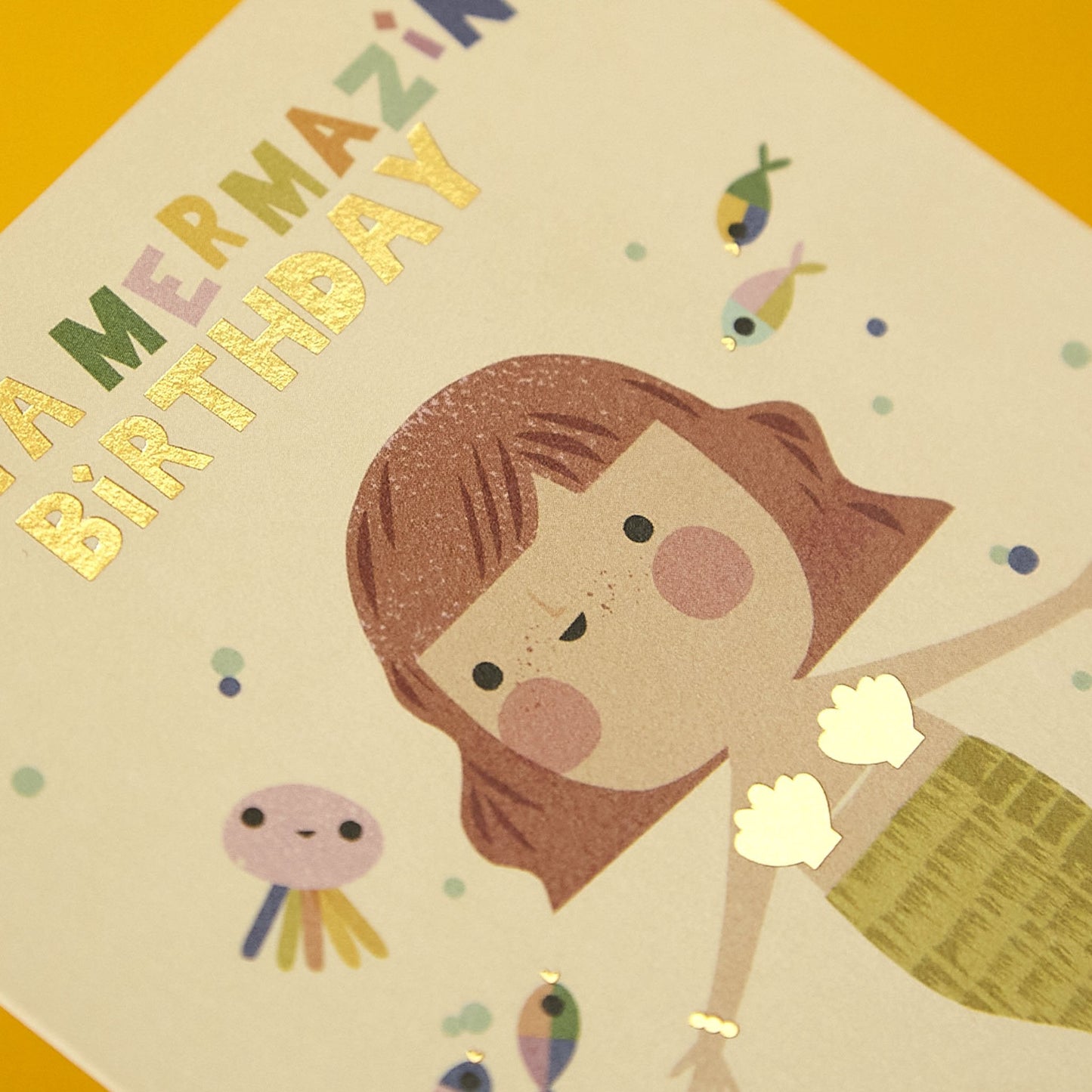 Mermaid card - Muddy Boots Home UK