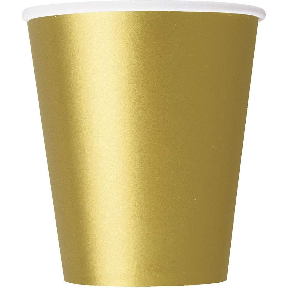 Gold Paper Cups - Muddy Boots Home UK