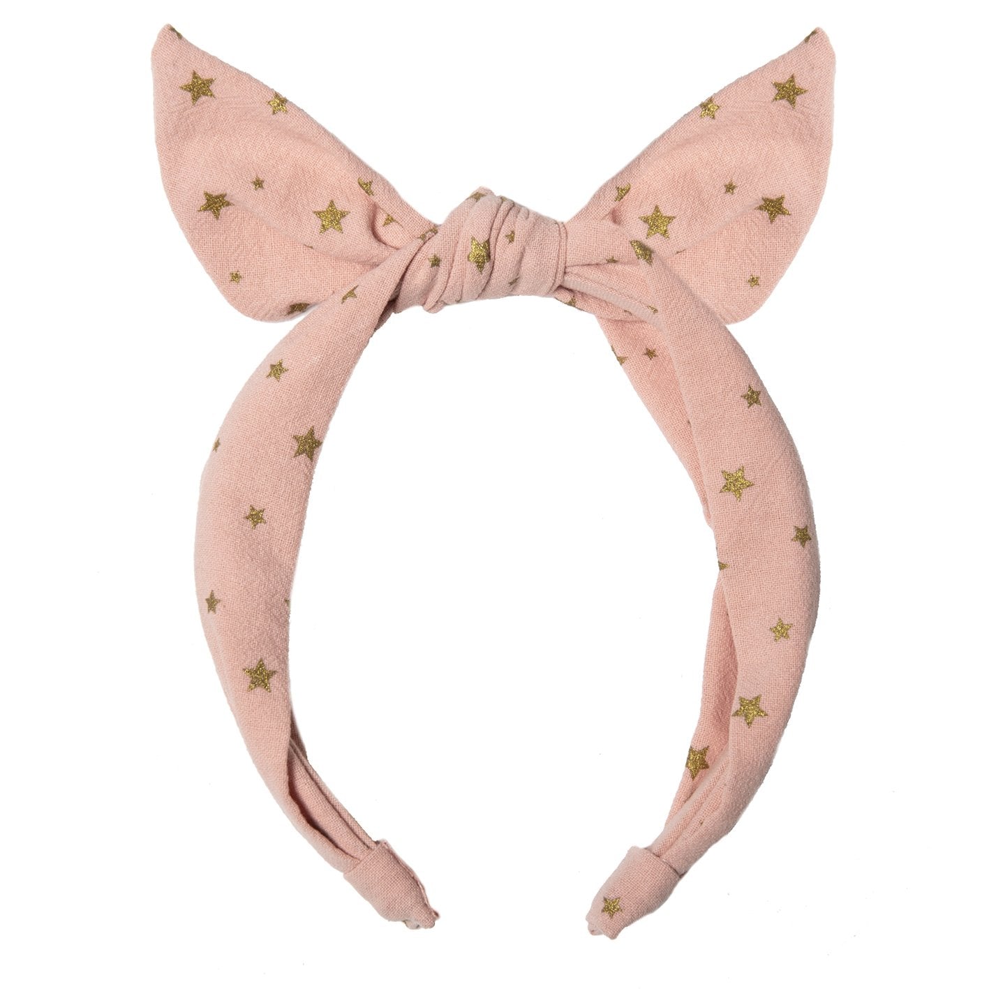 Scattered Stars Tie Headband Pink - Muddy Boots Home UK