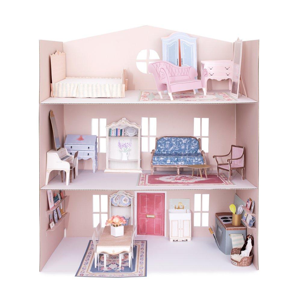 Meri Meri Mini Paper Dolls House - Muddy Boots Home UK