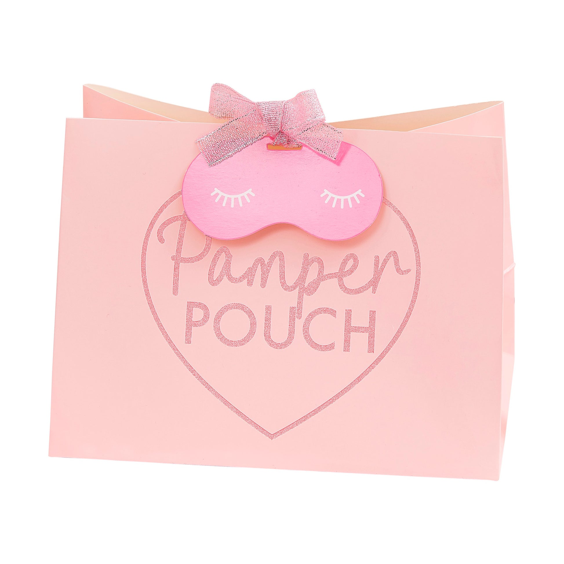 Pink Glitter Pamper Pouch Pamper Party Bag - Muddy Boots Home UK
