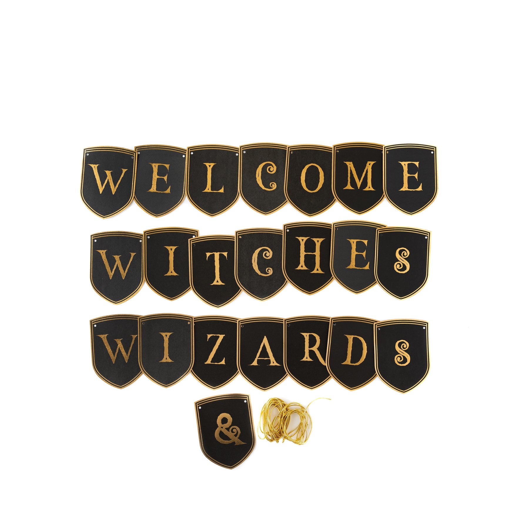 Spellbound “Welcome Witches & Wizards” Banner - Muddy Boots Home UK