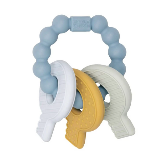 Little Dutch - Blue Teething Ring - Muddy Boots Home UK