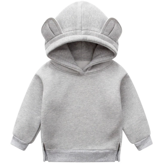 Children's Hoodie - Grey - Muddy Boots Home UK
