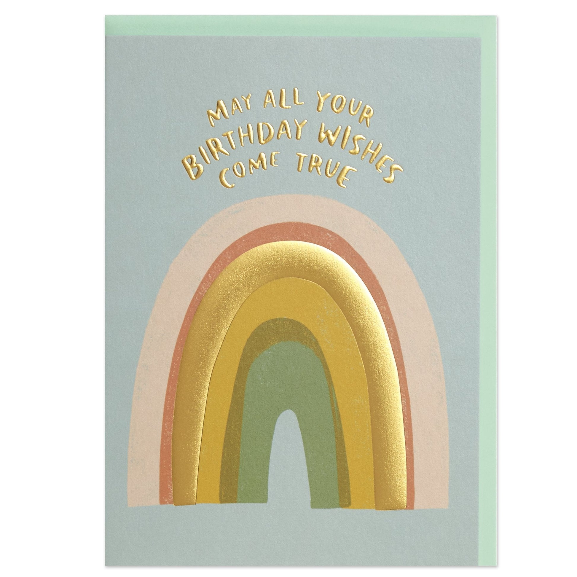 Pastel rainbow Card - Muddy Boots Home UK