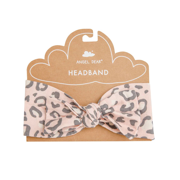 Leopard Headband 12-24m - Muddy Boots Home UK