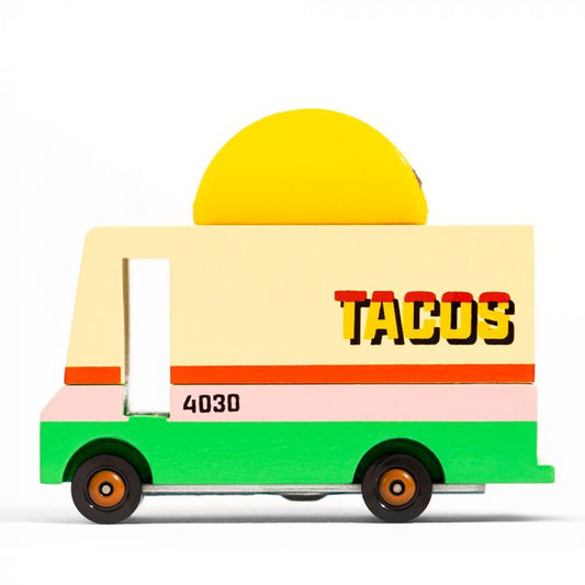 Candylab - Taco Candyvan Wooden Toy Car - Muddy Boots Home UK