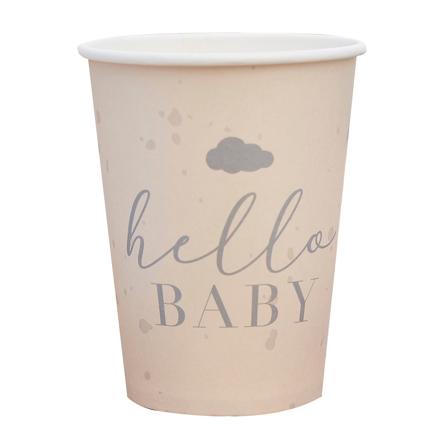 Hello Baby Neutral Baby Shower Cups - Muddy Boots Home UK