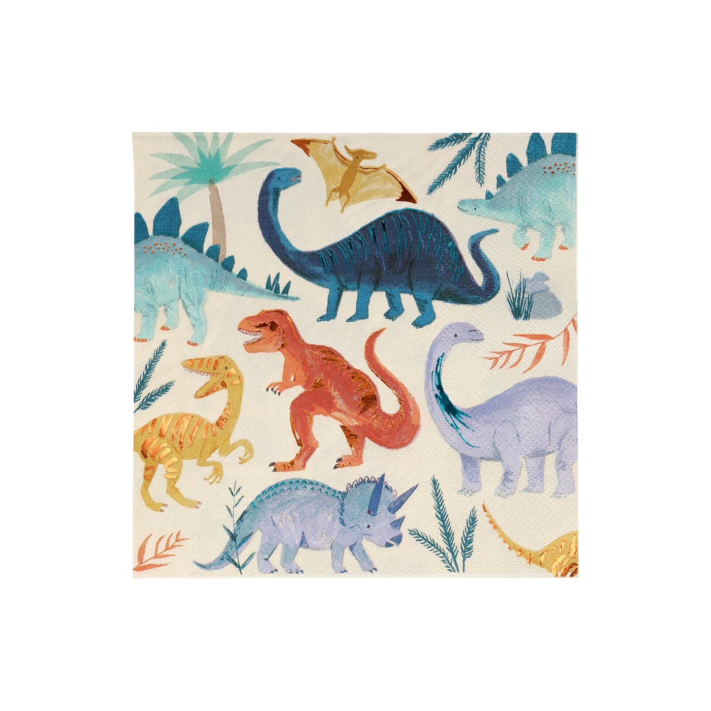 Dinosaur Kingdom Large Napkins (x 16) - Muddy Boots Home UK