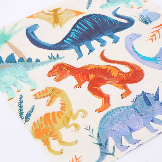 Dinosaur Kingdom Large Napkins (x 16)