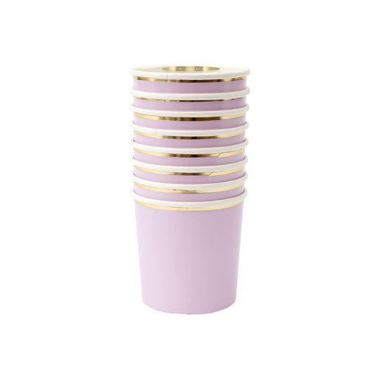 Lilac Tumbler Cups (x 8) - Muddy Boots Home UK