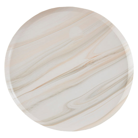 Natural Marble Paper Plates - Muddy Boots Home UK