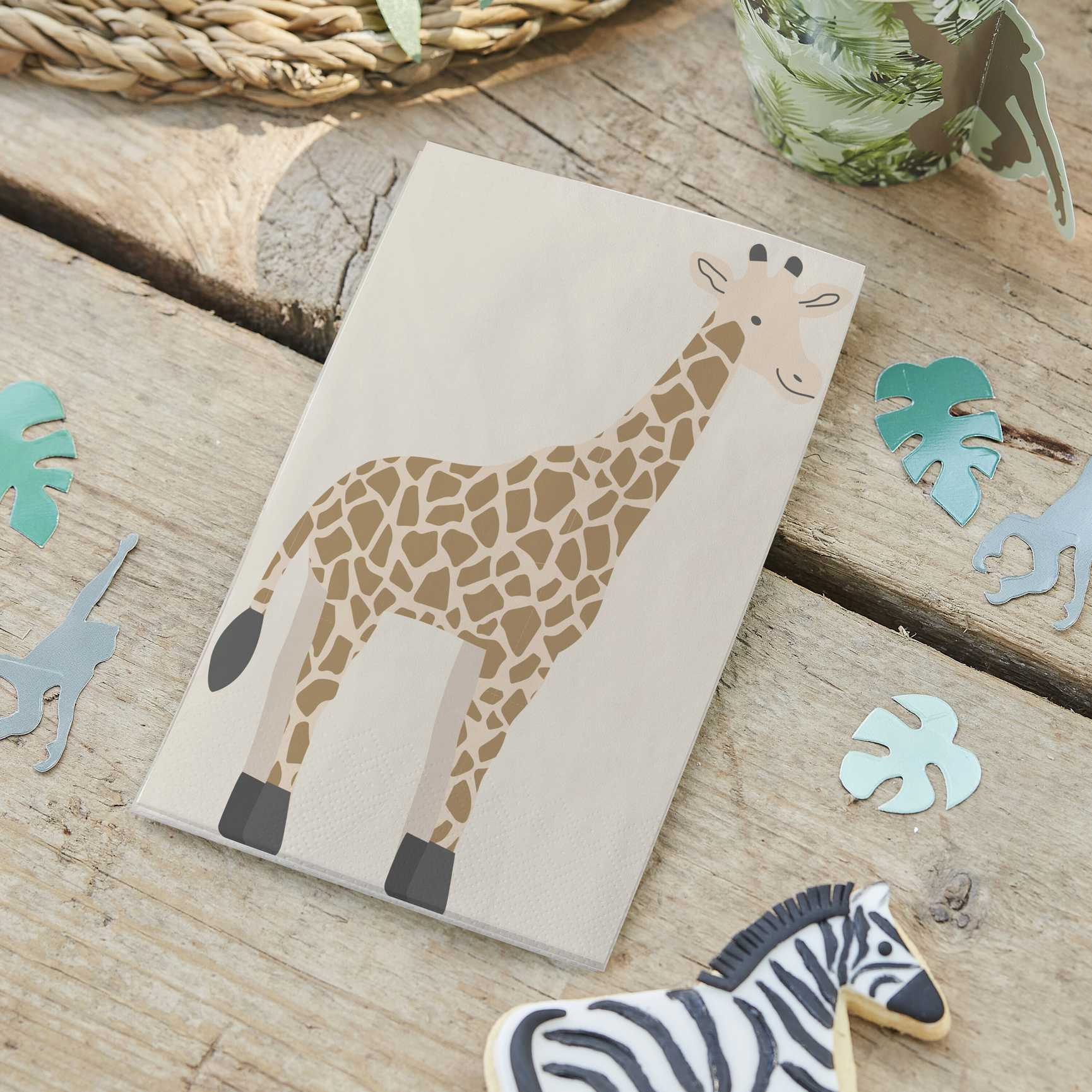 Eco Paper Giraffe  Napkins
