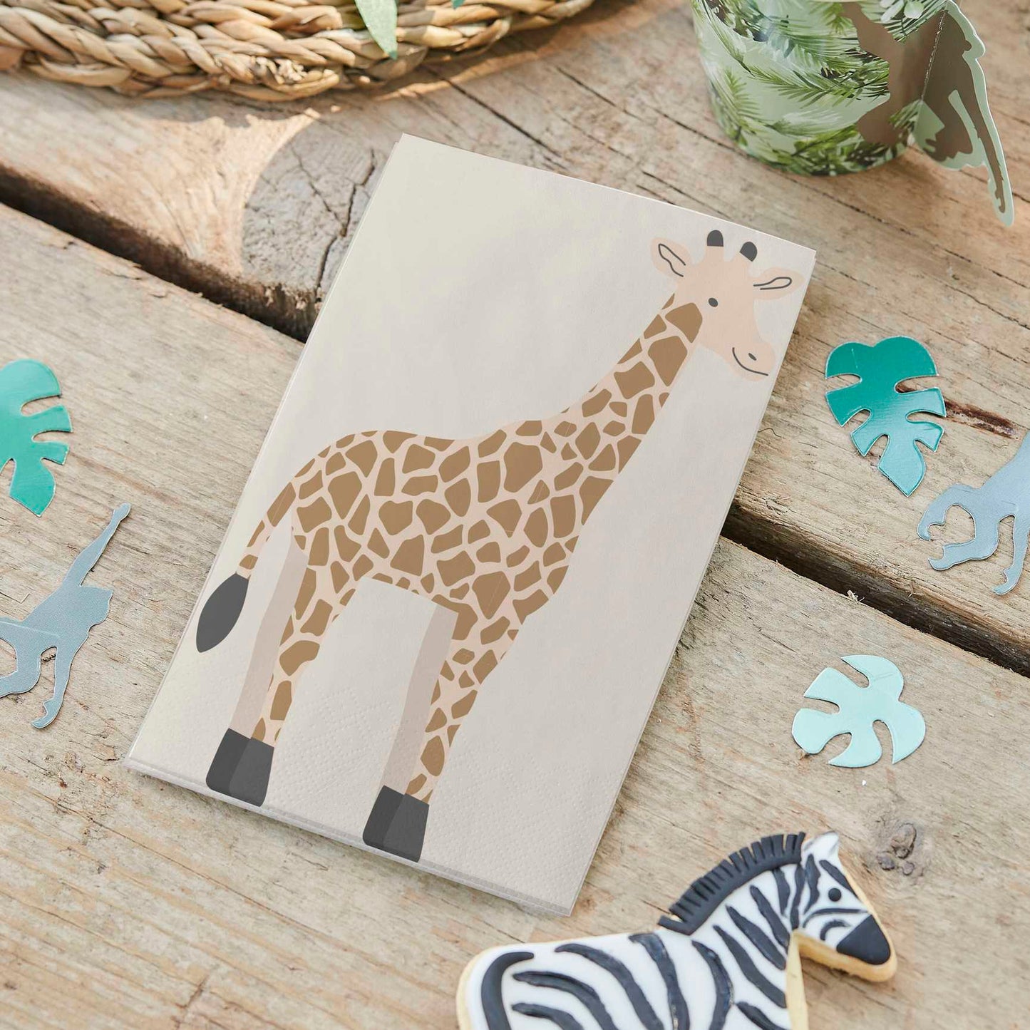 Eco Paper Giraffe  Napkins - Muddy Boots Home UK