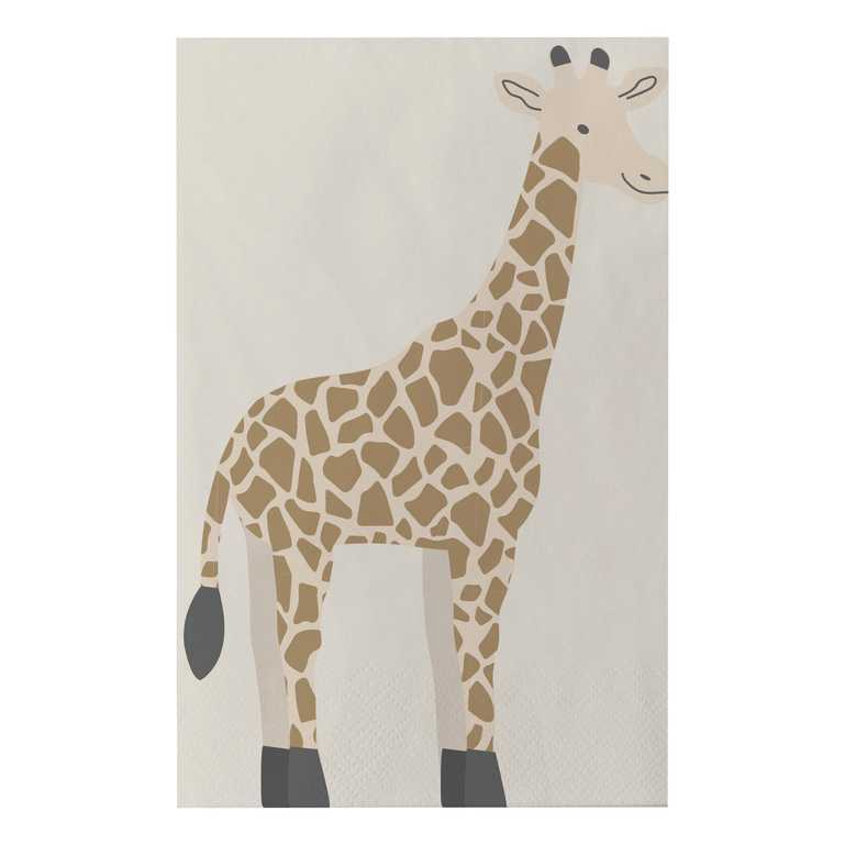 Eco Paper Giraffe  Napkins - Muddy Boots Home UK